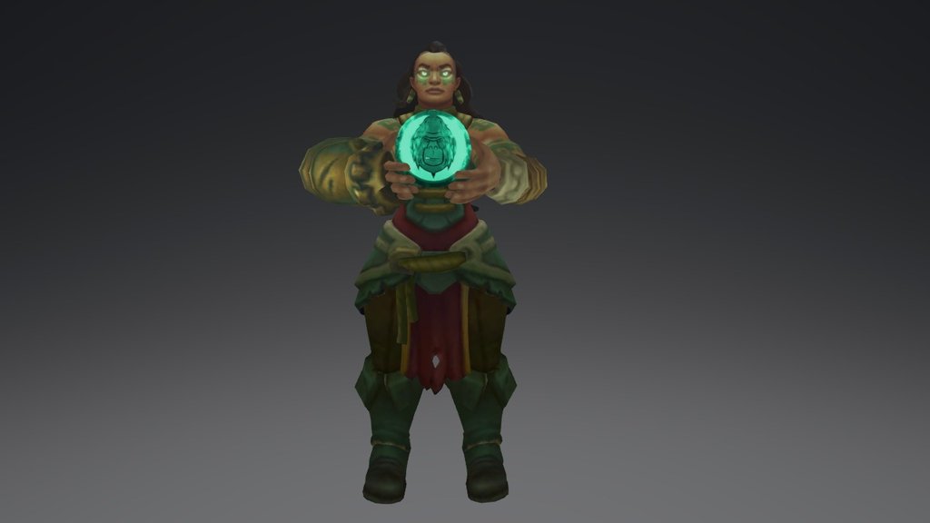 illaoi from league of legends 3D Print Model in Woman 3DExport