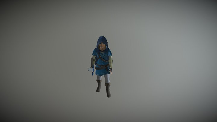 Link Attack Animation Test 3D Model