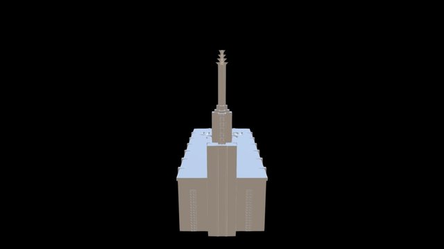Church Proto 10cm 3D Model