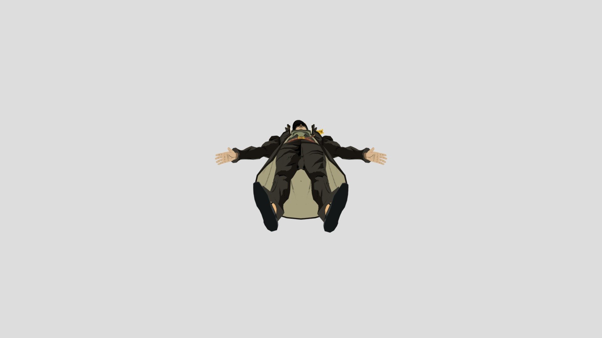 Jotaro Kujo (Part 3) — Sketchfab embed 3D viewer