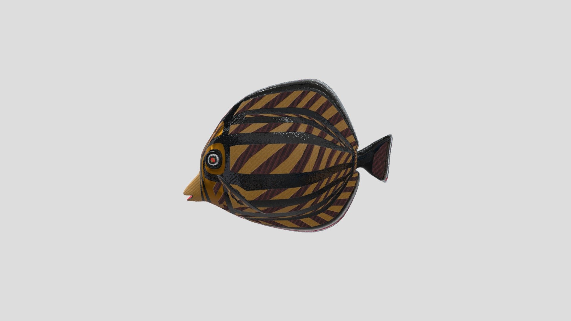 Golden Fish With Stripes