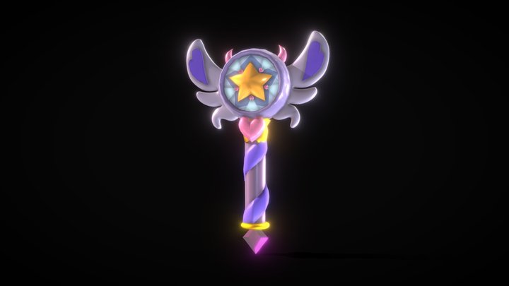 Star´s Butterfly 3D wand 3D Model