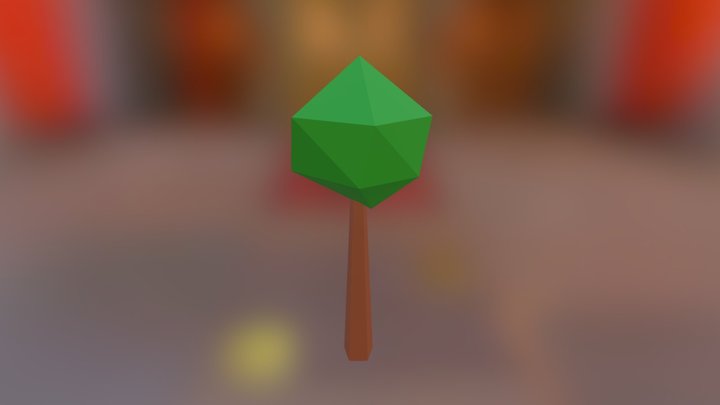 Low Poly Tree 3D Model