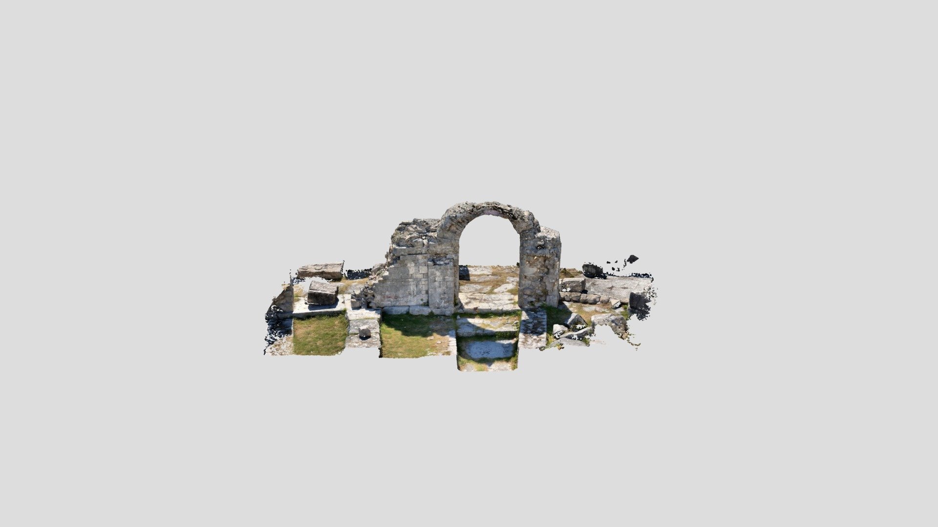 Salona Single Arch - Download Free 3D model by Recon-3D [267b0d1 ...