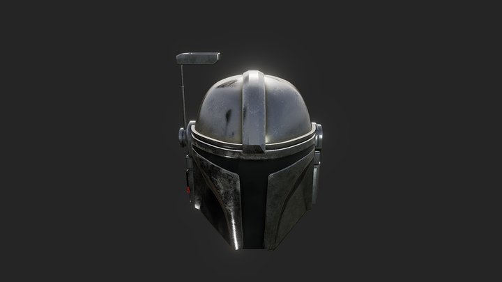 Mandalorian Helmet 3D Model