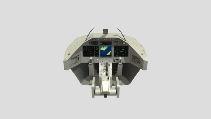Modern aircraft cockpit control panel