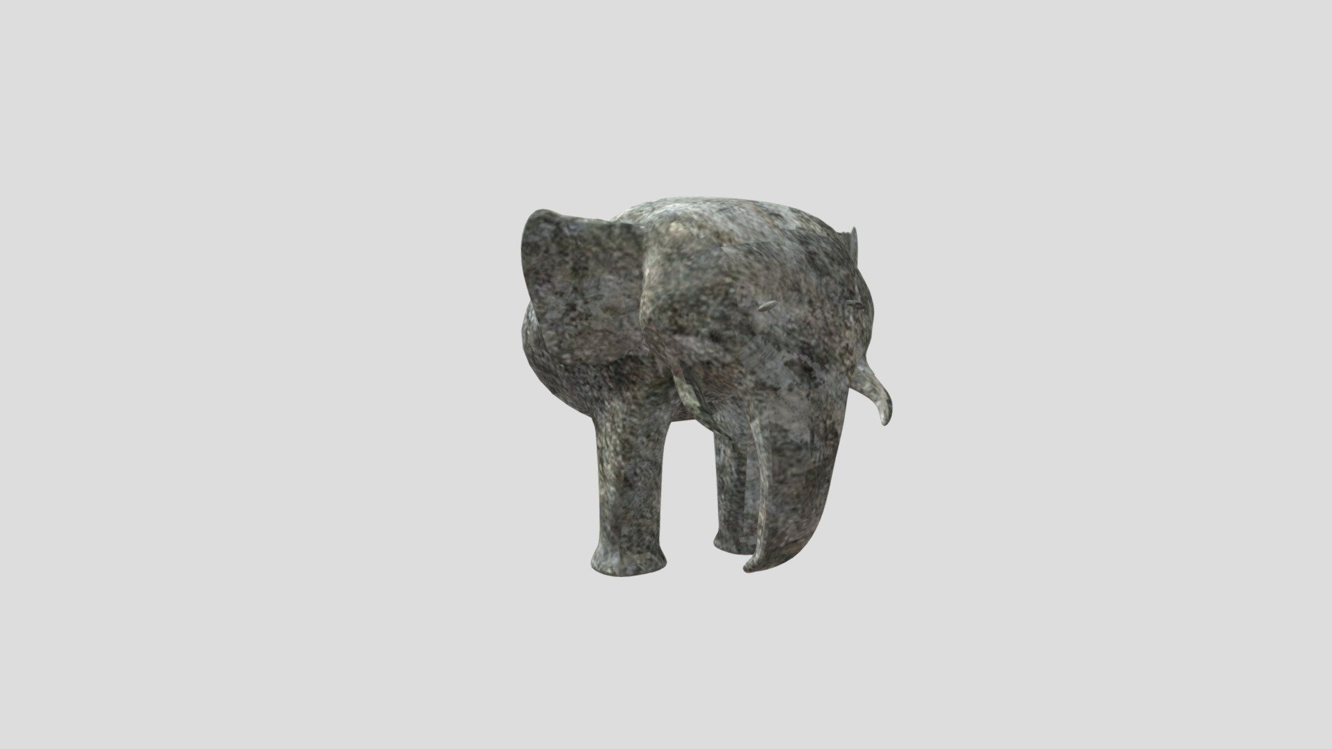 Elephant Head- Wat Chang Lom — Sketchfab embed 3D viewer