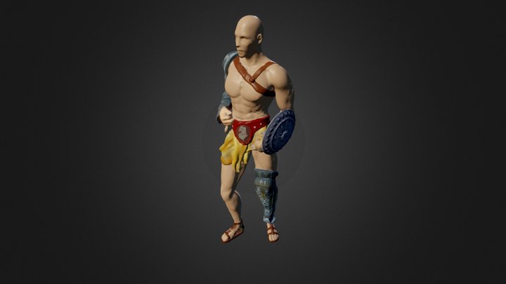 Gladiator 3D Model