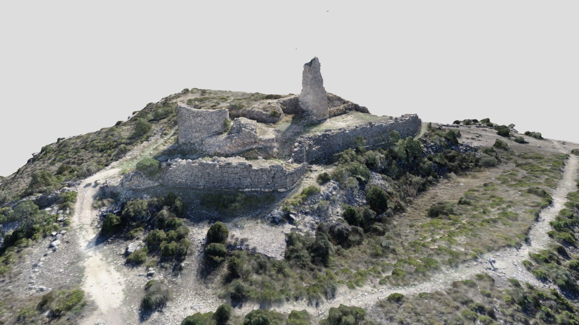 Yacimiento Íbero de San Pedro en Oliete — Sketchfab embed 3D viewer