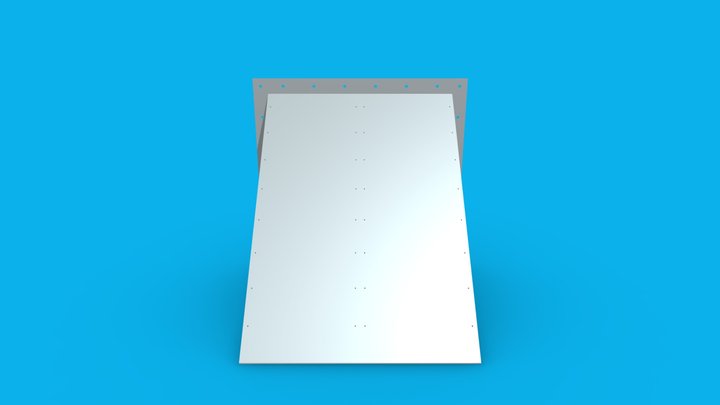 Shop Awning Assembly 3D Model