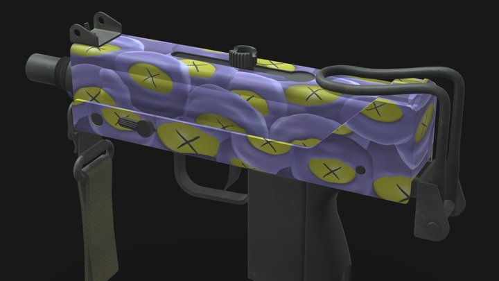 #CSGOdreams MAC-10 Observer 3D Model
