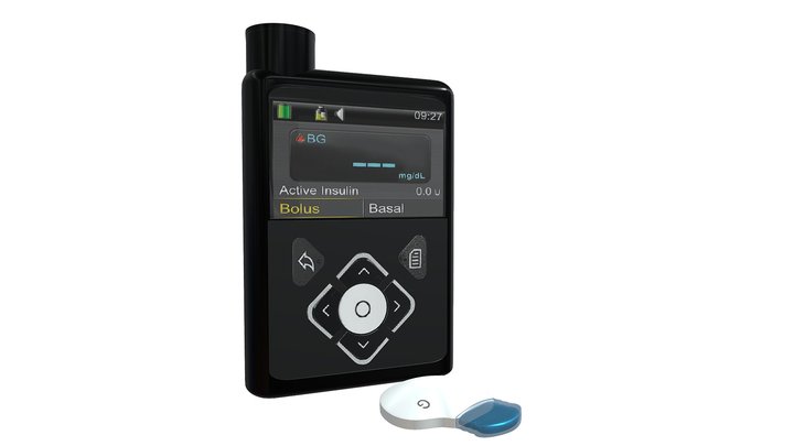 2.MiniMed™ 630G Insulin Pump System 3D Model