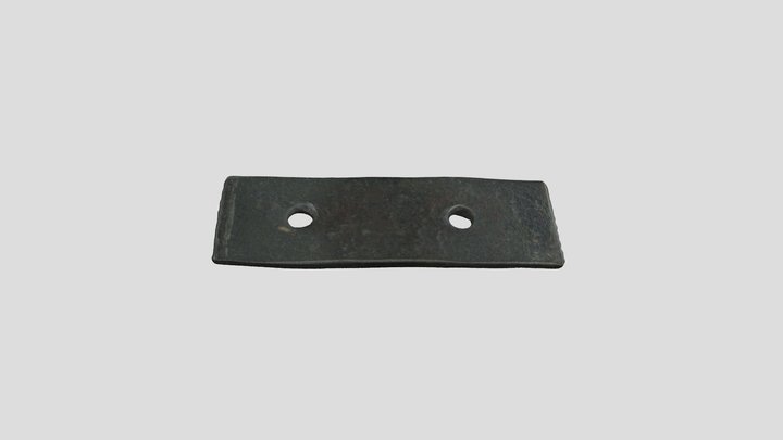 Rectangular Cleat (Backing Plate) Replica 3D Model