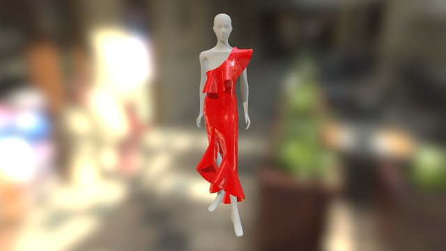 RedDress 3D Model