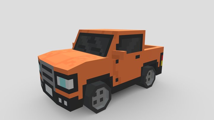 Pickup Truck 3D Model