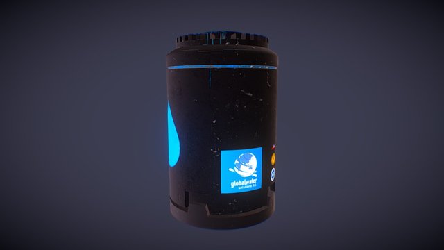 Water Container 3D Model