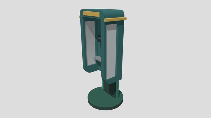 [HW XYZ School]Telephone 3D Model