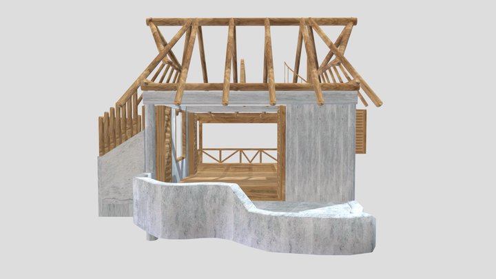 Cabaña Oaxaca 3D Model