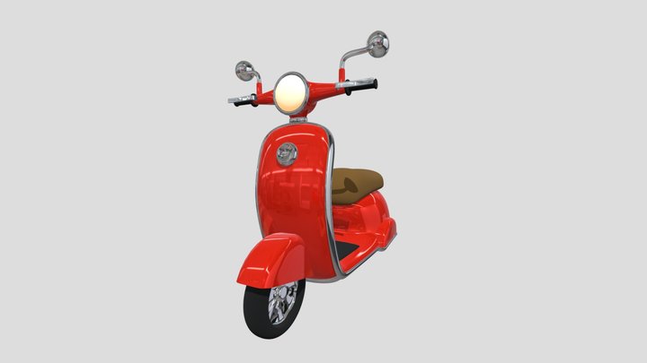 Moped 3D Model