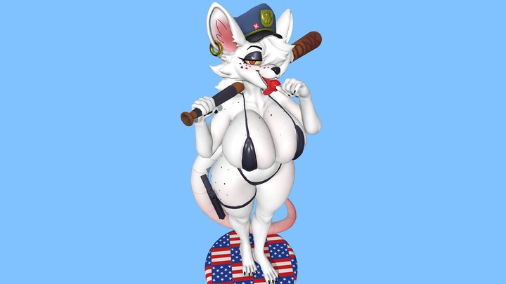 Officer Flint 3D Model