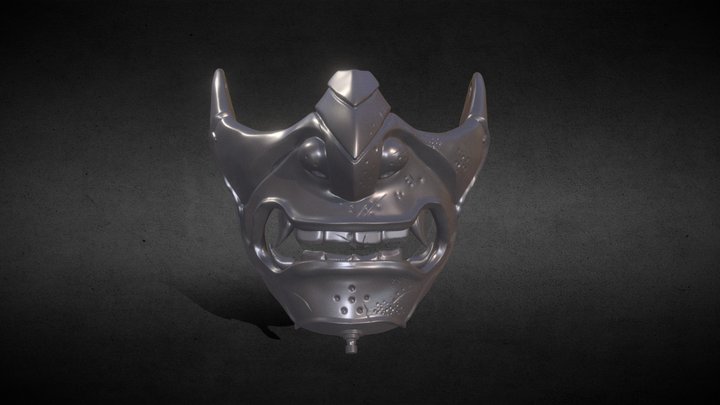 Sakai mask Ghost of Tsushima Mask 3D Model