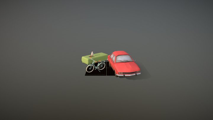 DAE 5 Finished props - Grandma's House 3D Model