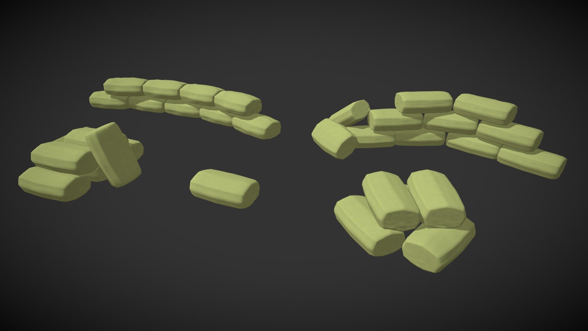 Sandbag Assets Download Free 3d Model By Mojackal 26837b6 Sketchfab 9715