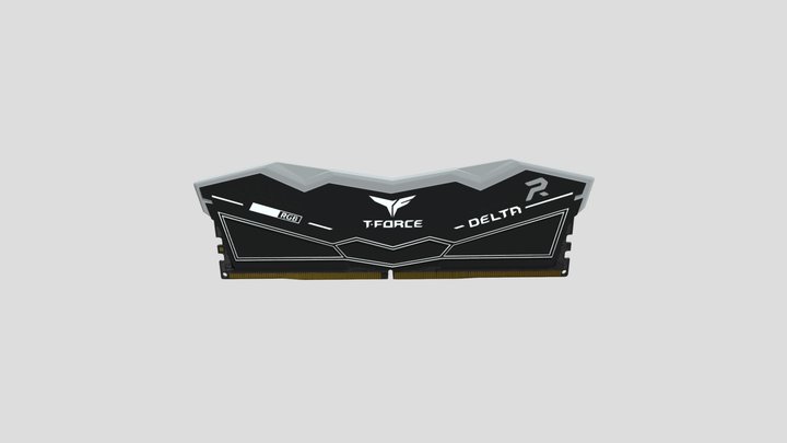 DDR5 RAM - Teamgroup T-Force Black – Modelo 3D gratuito STL
