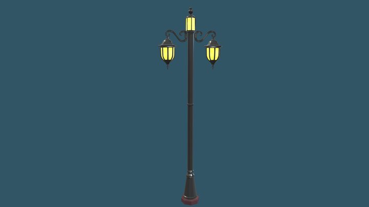 Road Light 3D Model