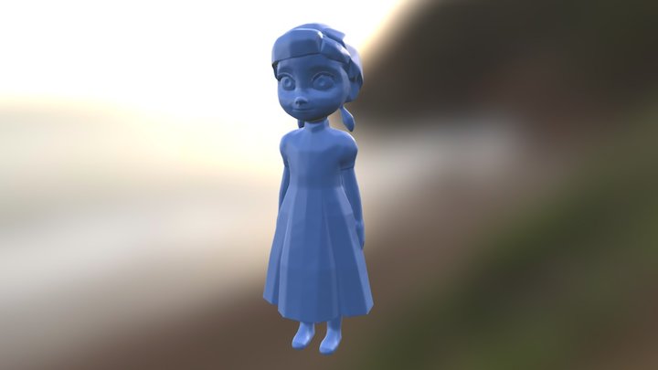 young Anna 2 3D Model