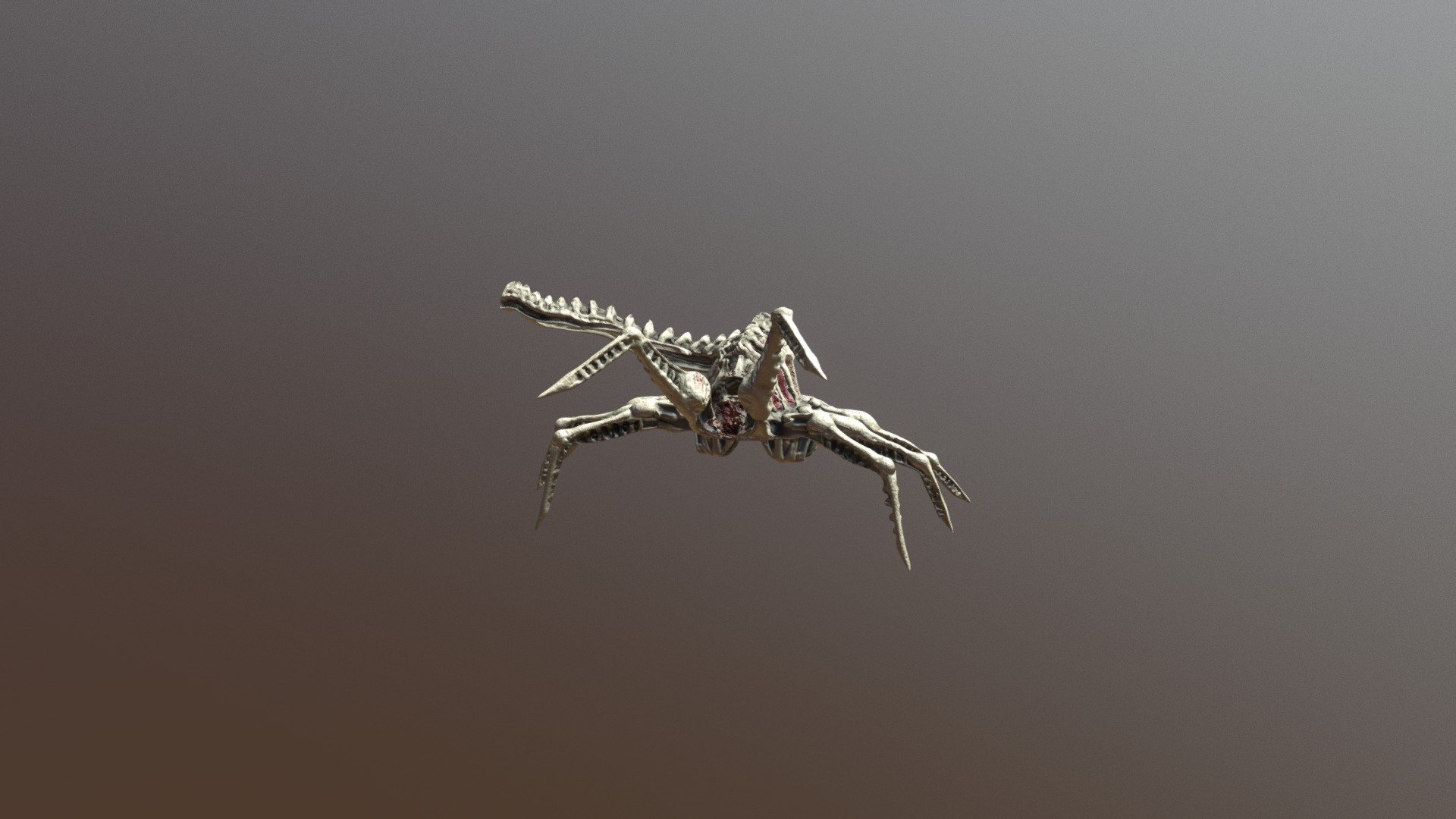 Skeleton Facehugger 3D model by trislas [2687086] Sketchfab