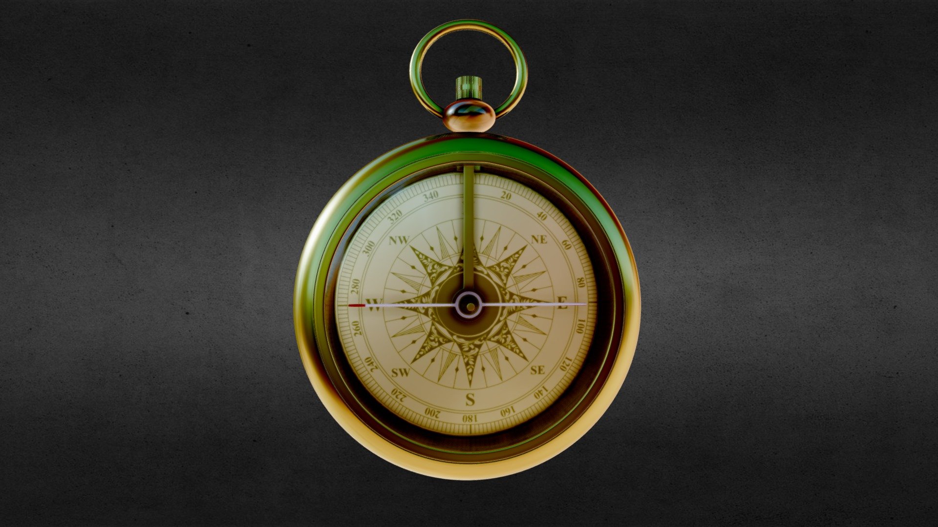 Old Compass - 3D model by PoliGone [2687426] - Sketchfab