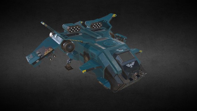Storm Eagle Gunship 3D Model