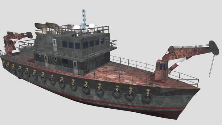 Workboat 3D models - Sketchfab