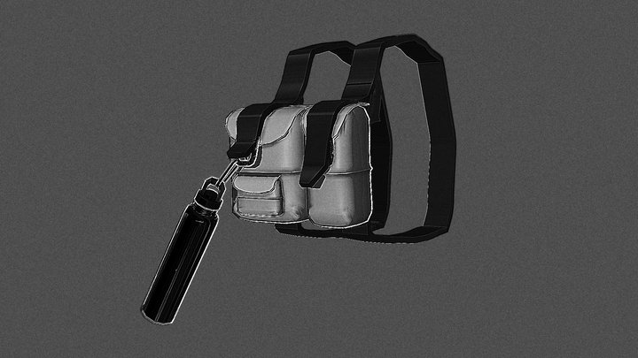 WIP Mochila pequeña para dogger – Modello 3D gratuito STL