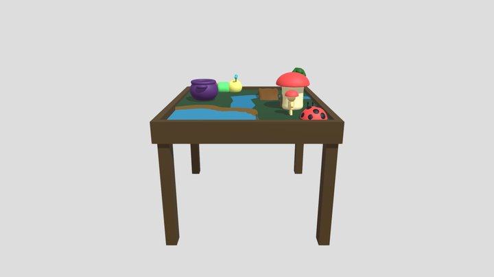 Toy Table Project_V1 3D Model
