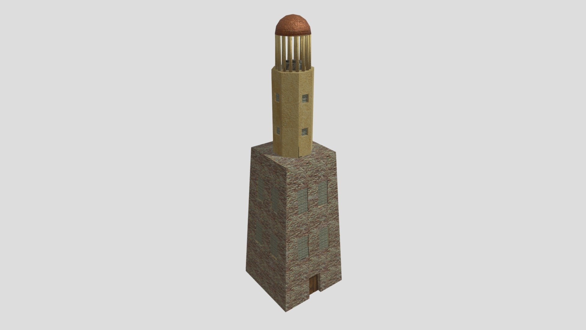 Low Poly Roman Lighthouse (WIP)