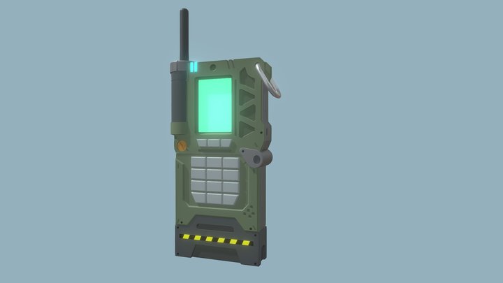 Military Radio | Detailing 02 [xyz school HW] 3D Model
