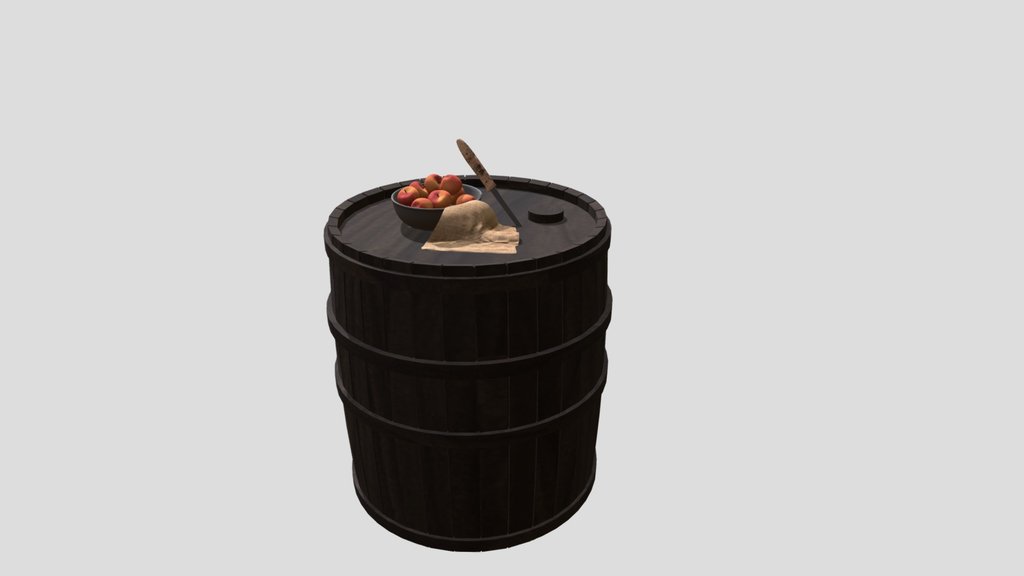 Apples on Barrel