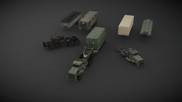 '82 OSHKOSH M911 3D Model
