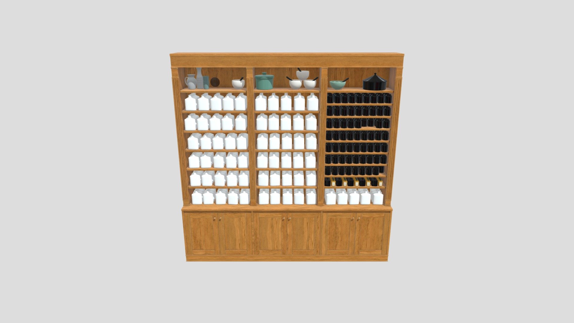 Store fixtures 23 AM216 Archmodel - Buy Royalty Free 3D model by ...