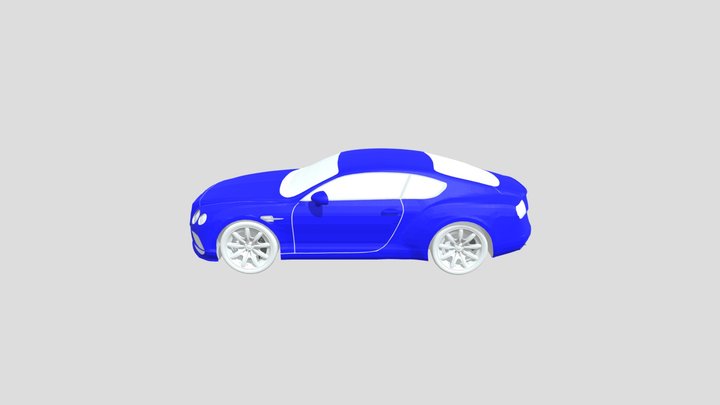 bentley_continental_gt 3D Model
