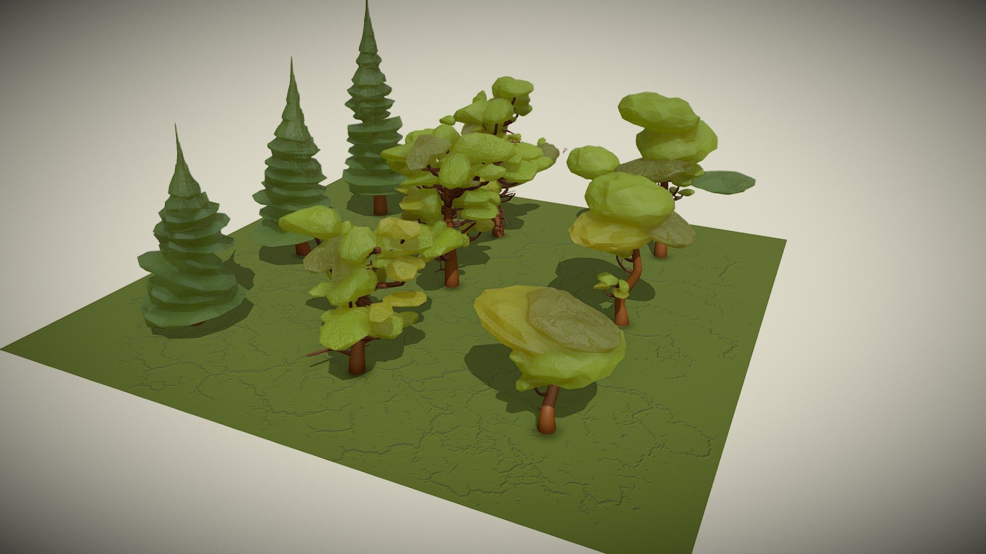 Low Poly Tree Generator