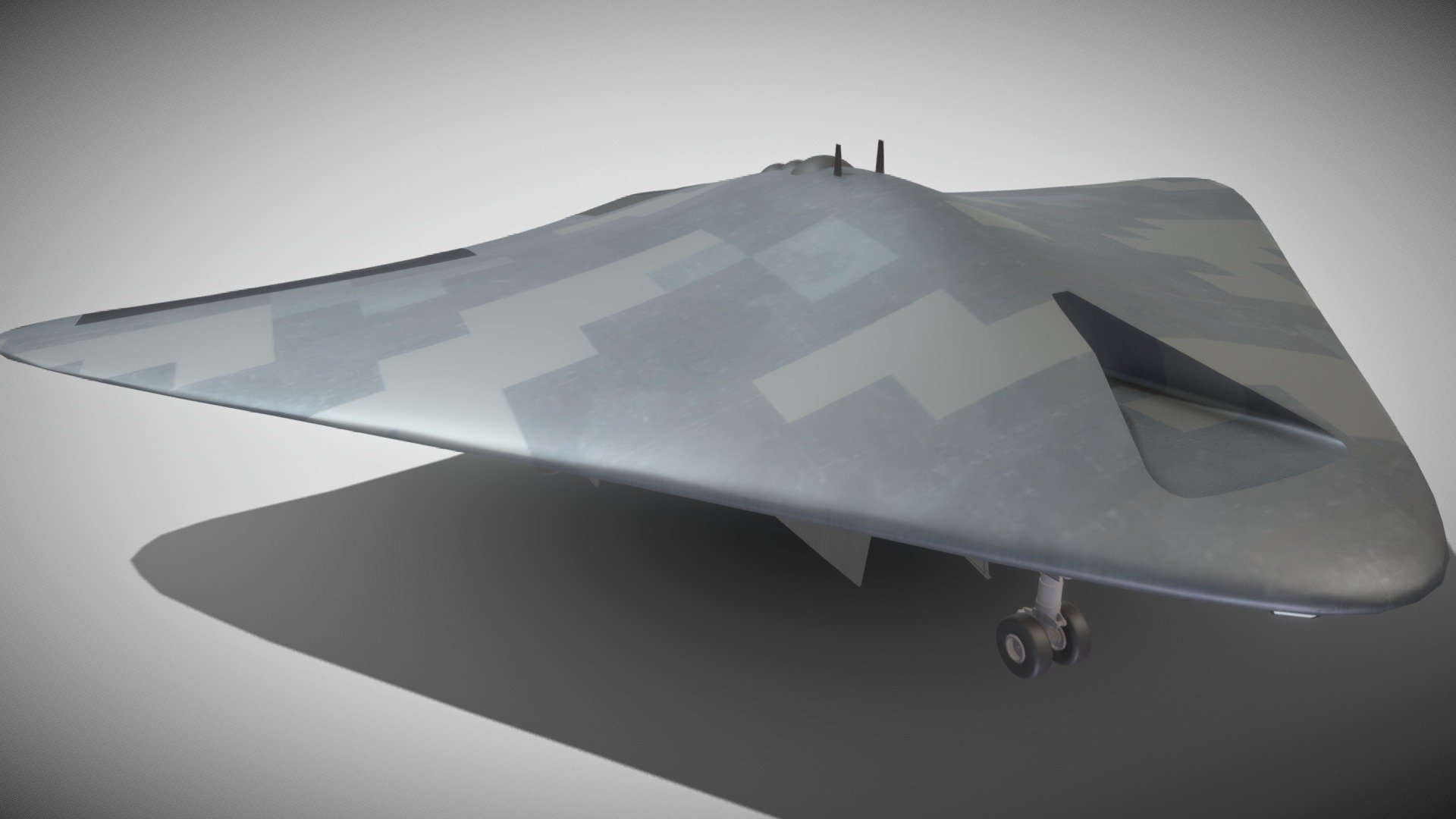 Yama Unmanned Combat Air Vehicle - 3D model by KillCaptureDestroy ...