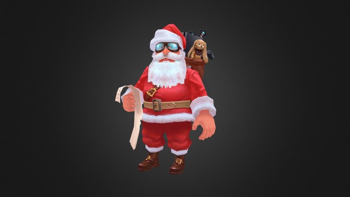 Santa 3D Model