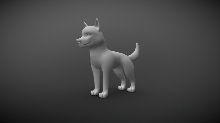 Puppy 3D Model