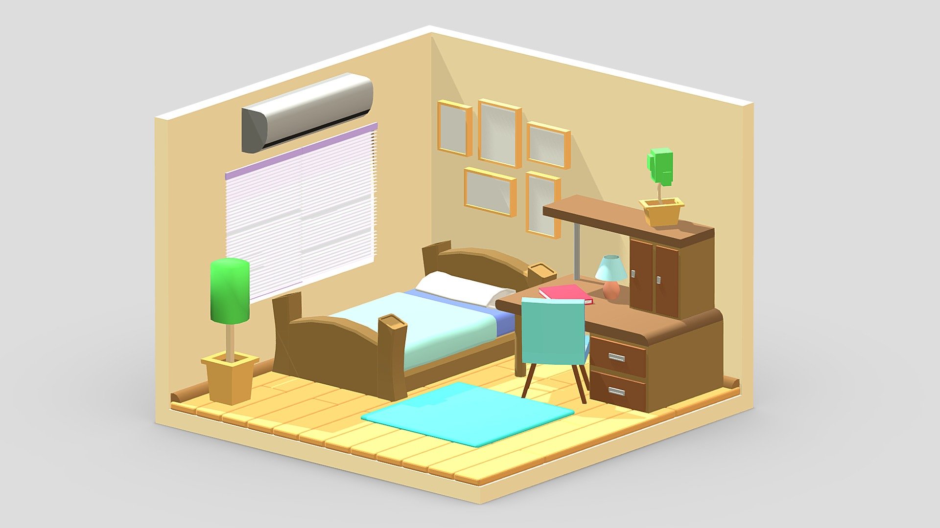 Room Download Free 3d Model By Gardarok 3dmodd 268dd3f Sketchfab 6699