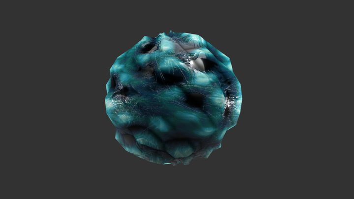 Ice Sphere 3D Model