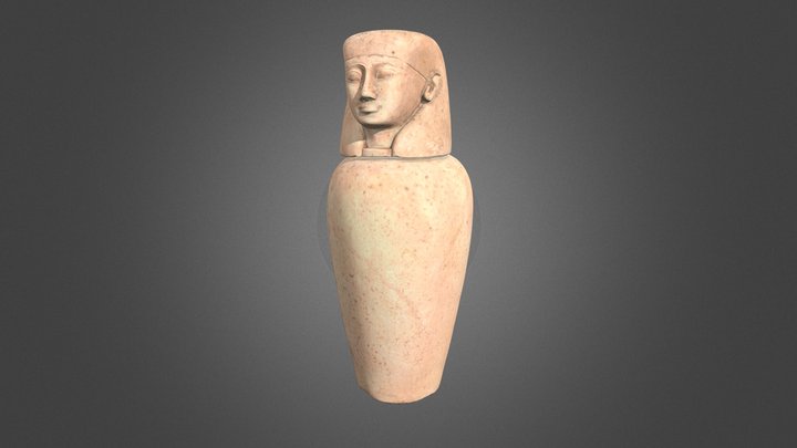 Canopic Jar (Man) 3D Model
