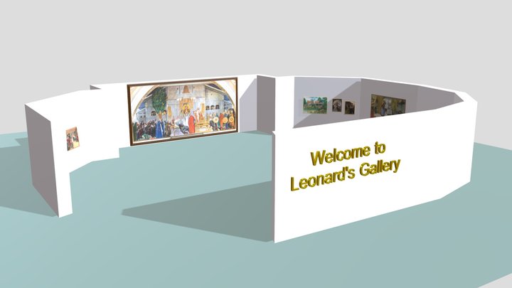 Leonard's Gallery of Swedish Art 2.0 3D Model